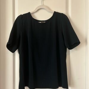 Ann Taylor - Elegant Navy Blue Women's Top